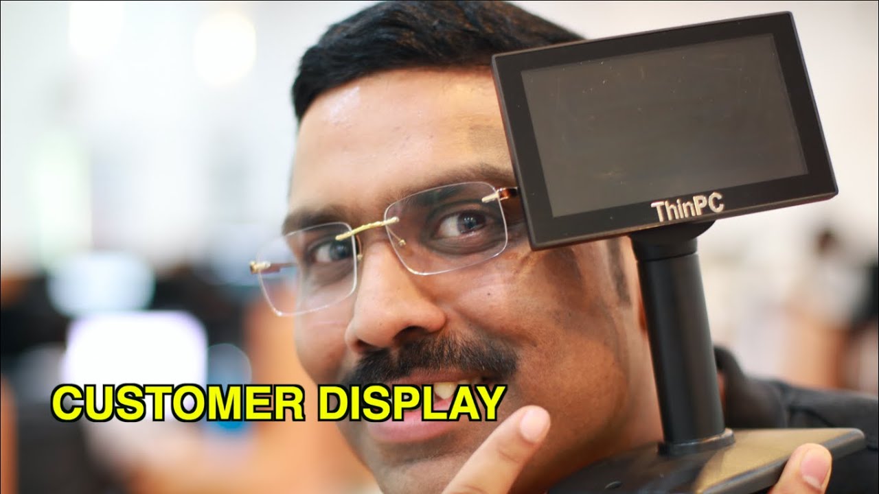 CUSTOMER DISPLAY- WITH RAINTECH POS BILLING SOFTWARE Billing Software