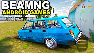 Top New Games Like BeamNG for Android (BeamKA, Car Crash Simulator, Stunt Legends, Car Crash Racing)