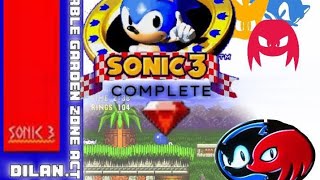 Sonic 3 Complete-Marble Garden zone acto 1 y 2