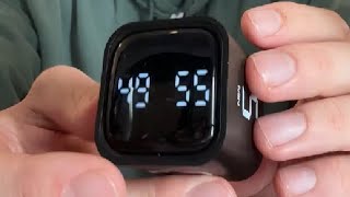 Rotating Pomodoro Timer 5, 25, 10 50 Minutes Preset, Desk Productivity Timer Review