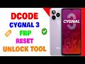 Dcode Cygnal 3 FRP Bypass | Dcode Cygnal 3 DS-CL3 FRP Reset Done By Unlock Tool | Umar Mobile