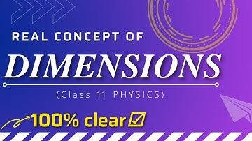 Dimensions of physical quantities class 11 physics ǀǀ Dimensional analysis ǀǀ NET/ ECAT