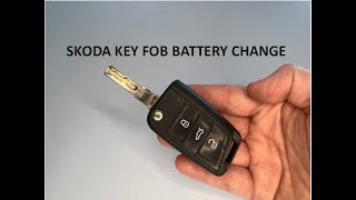 Skoda Octavia Fabia Rapid Kodiaq Superb Key Fob Battery Replacement