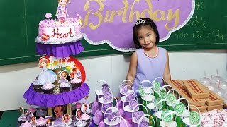 Sofia the First Birthday Party