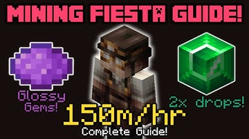 How to make 150m/hr with the MINING FIESTA! | Hypixel Skyblock