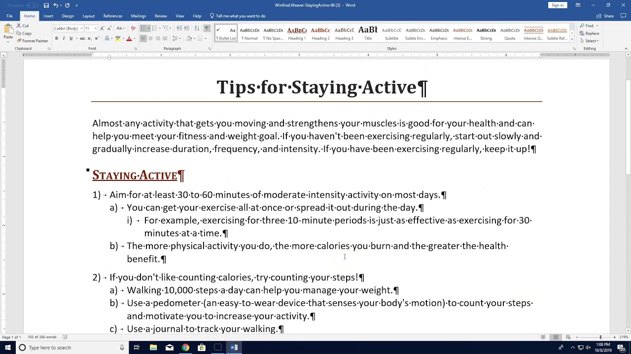 Word 2019 На практике Глава 6 Управляемый проект 6 1