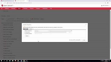 Apex Central Policy Targeting
