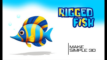 How to Make a RIGGED FISH Simple 3D Picture using CorelDraw (Tutorial)