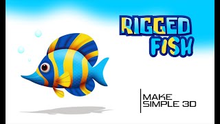 How to Make a RIGGED FISH Simple 3D Picture using CorelDraw (Tutorial) screenshot 5