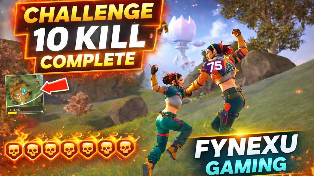 Indus br BRX Gaming Mein 10 Kill Challenge Ho Gaya Complete 😱