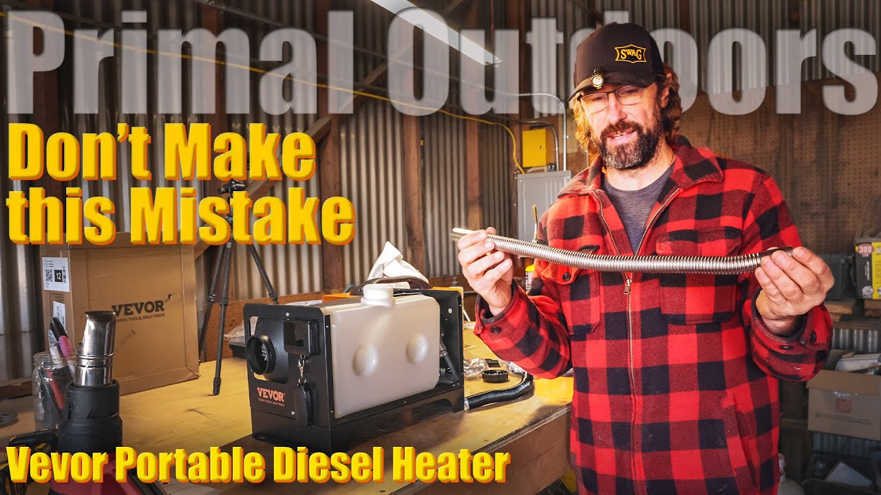 Портативный дизельный обогреватель Vevor — не совершайте эту ошибку😖