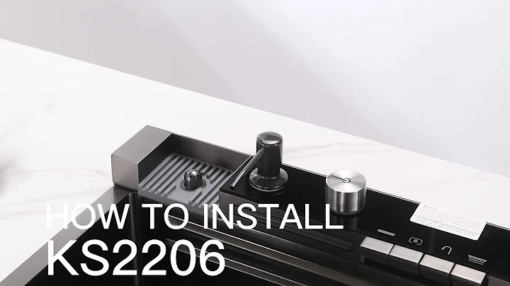 Installation Video: Lefton All-in-one Kitchen Sink Workstation KS2206&KS2206L Unboxed!
