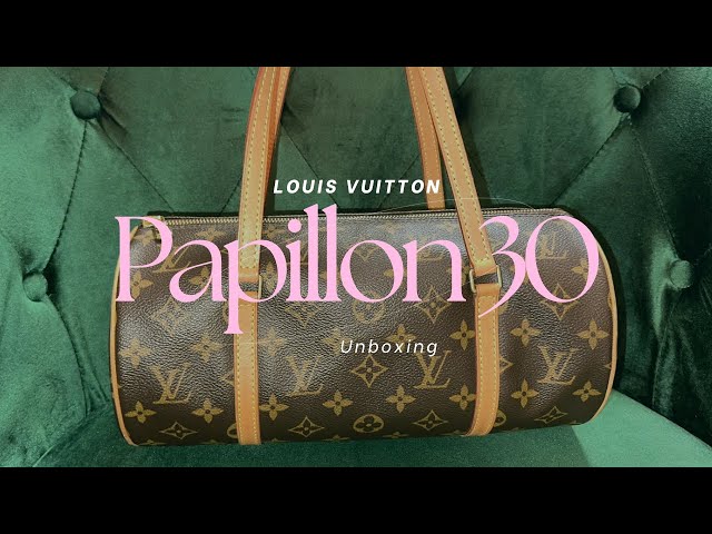 Vintage Louis Vuitton Papillon 30 unboxing - YouTube