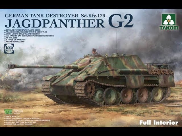 Kit review Takom: JagdPanther G2 Full Interior 2118 - YouTube