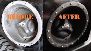 How To Make Fuel Door Look Good Easy and Fast - Hummer H3 Fuel Door Modification