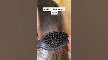 Lược điện chải tóc Splint Comb mượt ngay trong lần chải đầu tiên nhờ nhiệt độ làm nóng, dành cho tó