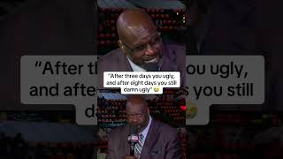 Shaq was just trying to show his game face 😂
