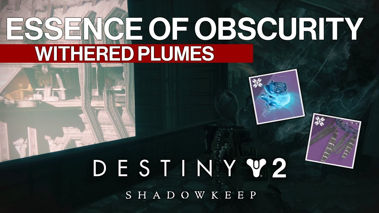 Destiny 2 Withered Plumes Essence of Obscurity Every