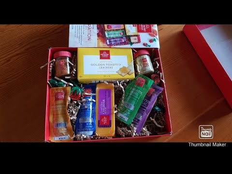 Hickory Farm unboxing (Savory CELEBRATION GIFT BOX #shorts