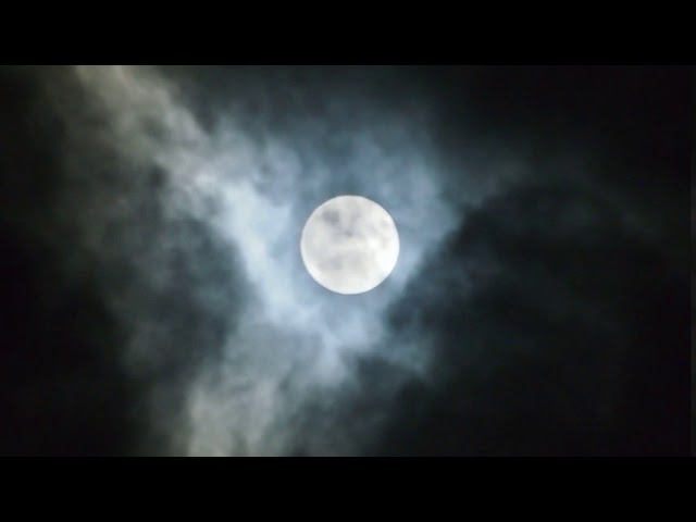 Watch Full Moon Slowly Being Covered by Clouds on YouTube Watch Full Moon Slowly Being Covered by Clouds on YouTube