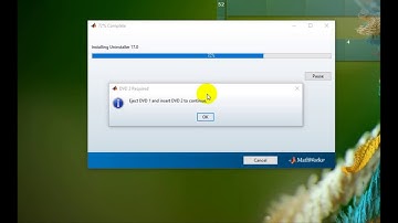 Matlab eject dvd1 and insert dvd 2 to continue