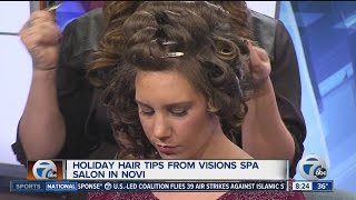 Holiday hair tips from visions spa and salon screenshot 4