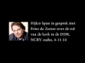 Friso de Zeeuw over de rol van de kerk in de DDR, NCRV-radio, 4-11-14