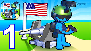 Fight For America: Defense War - Gameplay Walkthrough Part 1 Tutorial Stick War Army Commander