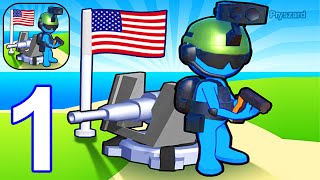 Fight For America: Defense War - Gameplay Walkthrough Part 1 Tutorial Stick War Army Commander screenshot 3