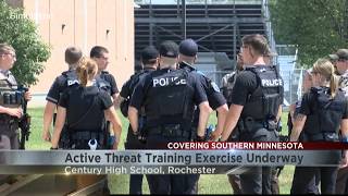 Active threat training at Century High School underway