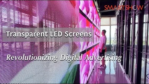 Revolutionizing Digital Advertising with Transparent LED Screens #leddisplay #transparentleddisplay