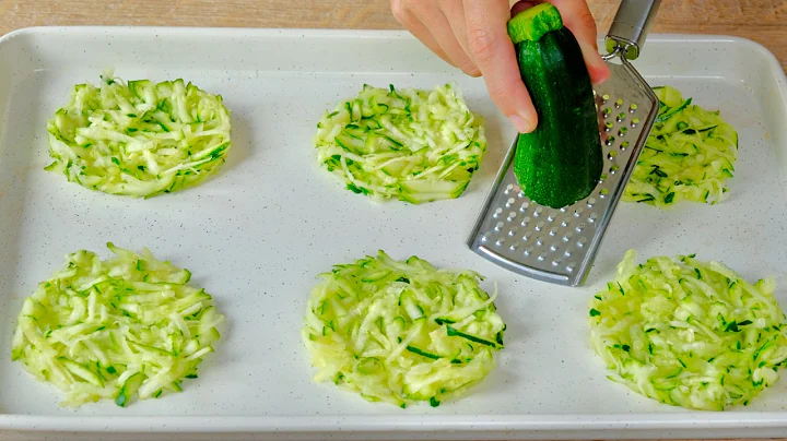 1/2 can chickpeas and 3 zucchini! The most delicious chickpea recipe! Better than meat!