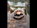 Bracelet Œil de Taureau “Force et Courage” en perles de pierre rouge sur mesure