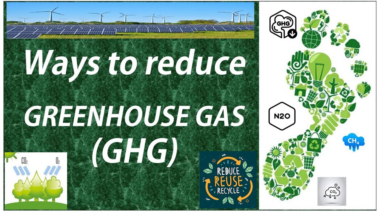 GHG – Green House Gas – Ways to reduce GHG - YouTube