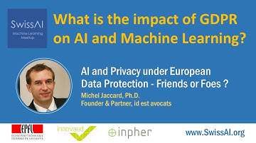 What is the impact of GDPR on AI and Machine Learning?