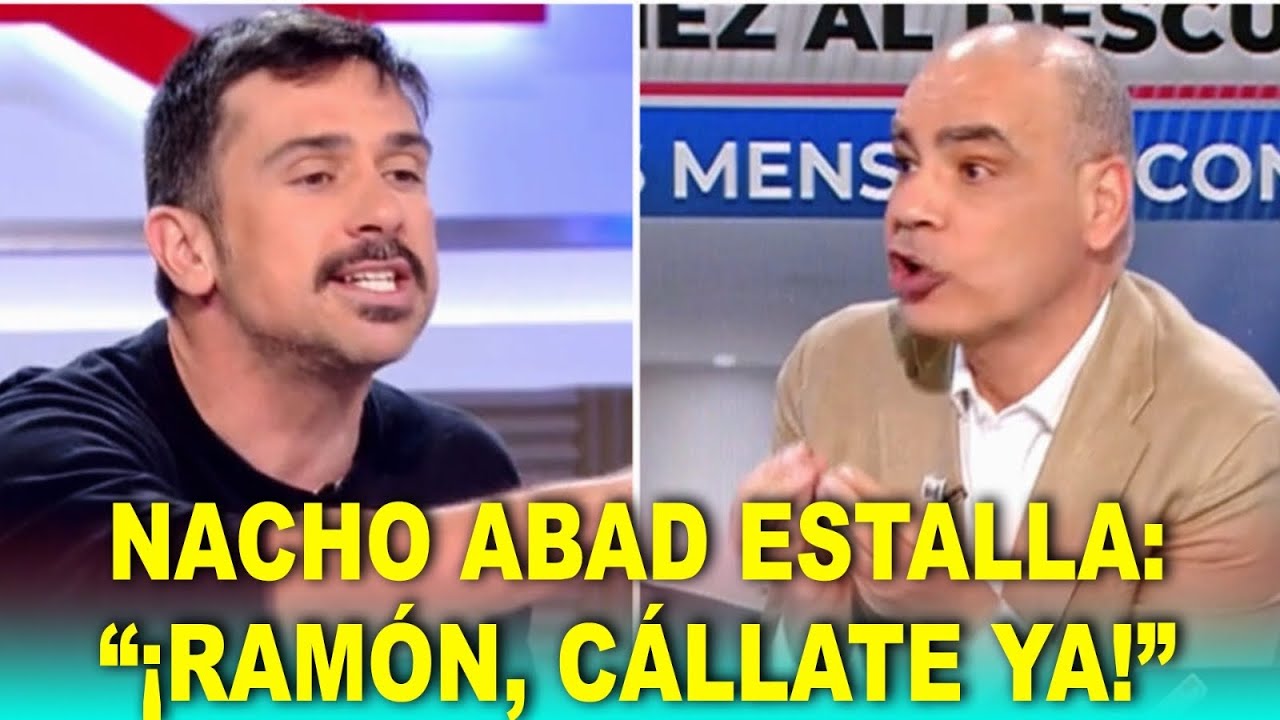Nacho Abad PLANTA CARA a Ramón Espinar en directo: “¡Cállate ya!”