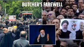 LIVE: Funeral for Iranian president begins as thousands pack streets after deadly chopper crash