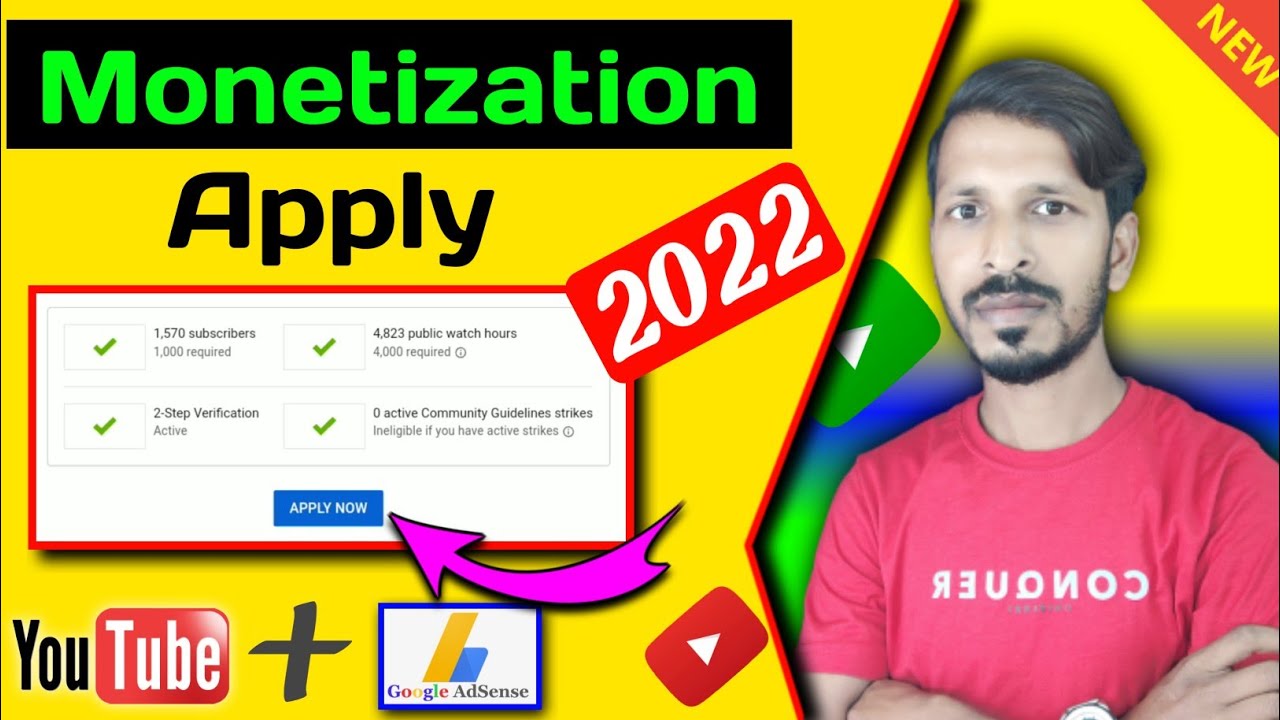 How To Monetize Youtube Channel 2022 | How To Apply for Youtube ...