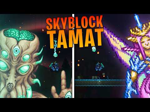 Akhirnya Gw Menamatkan Terraria Skyblock Melawan Moonlord #10