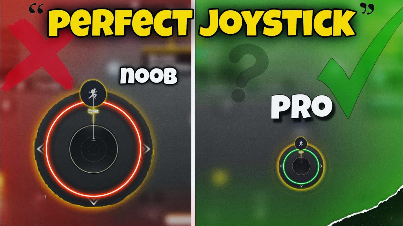 BGMI PERFECT JOYSTICK SIZE | BGMI BEST SPRINT SENSITIVITY SETTING ✅ MRSMARTYT