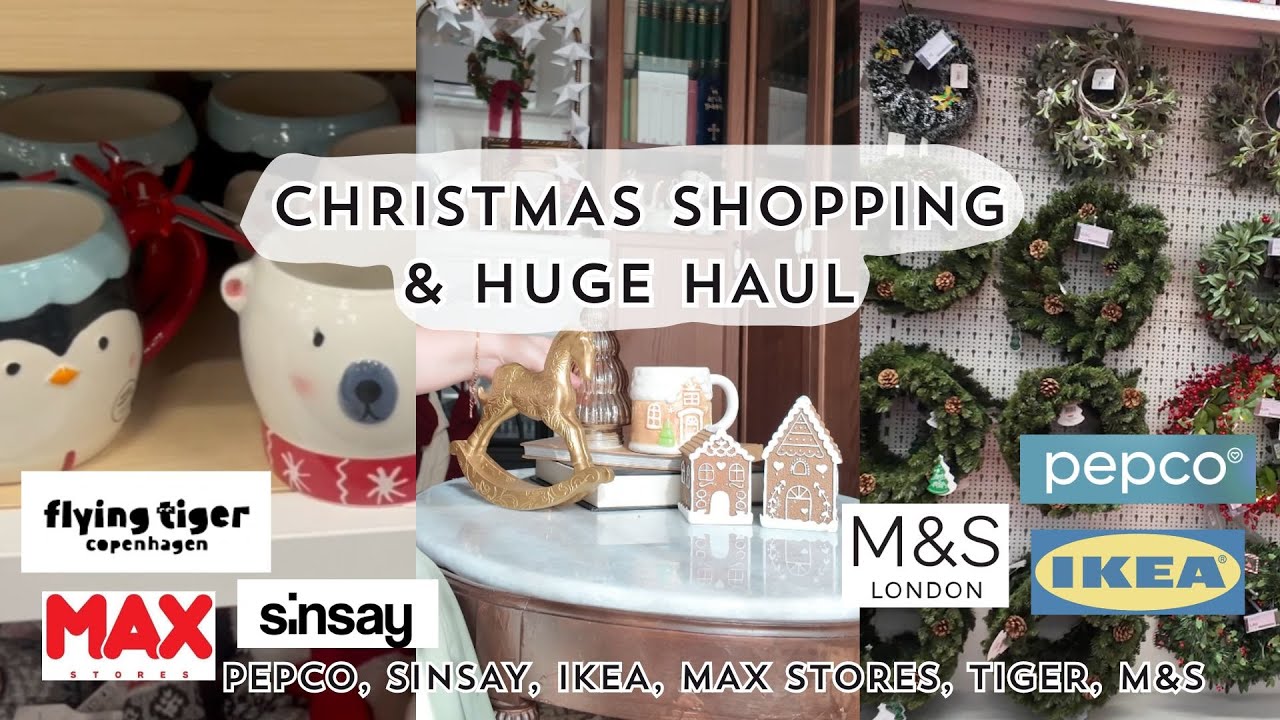 Πήγαμε ξανά για χριστουγεννιάτικα ψώνια και τεράστιο haul! 