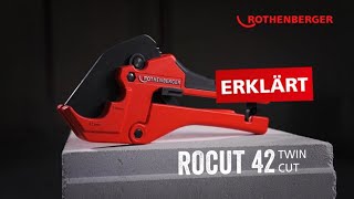 Rocut 42 Twin Cut Plastic Pipe Shears Explained Kunststoffrohrschere Erklärt
