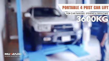 Mutrade Hydro-Park 2236: Four Post Car Parking Lift reference