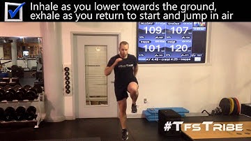 Bodyweight Explosive Reverse Lunges