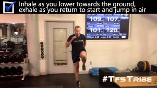 Bodyweight Explosive Reverse Lunges