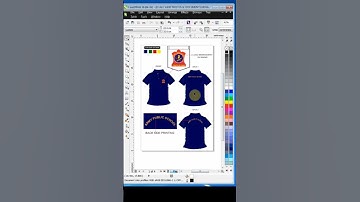Corel draw tutorial | Polo Tshirt Design| akhil Roy #shorts