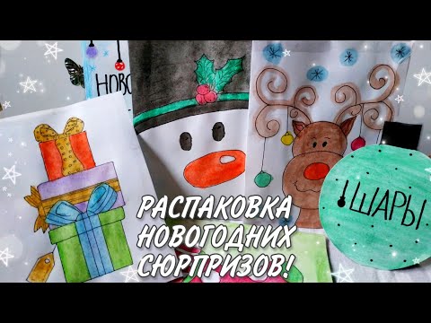 Видео: РАСПАКОВКА НОВОГОДНИХ СЮРПРИЗОВ с Борькой 