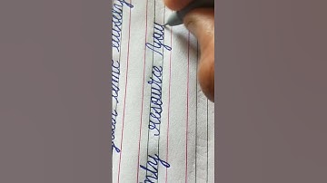 Thought of the day in cursive writing | investment of time #trendingshorts #ytshorts #viral