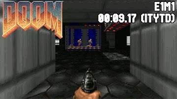 DooM: PC Unity Port - E1M1 (ITYTD) - 00:09.17 (Personal Best)