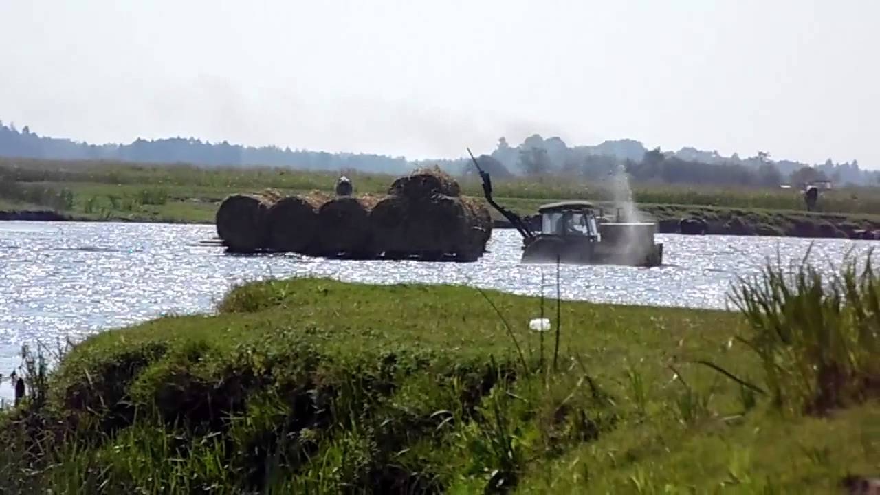 Przejazd Ciągnikami Przez Rzekę (Pronar , Zefir , Ursus , Zetor)